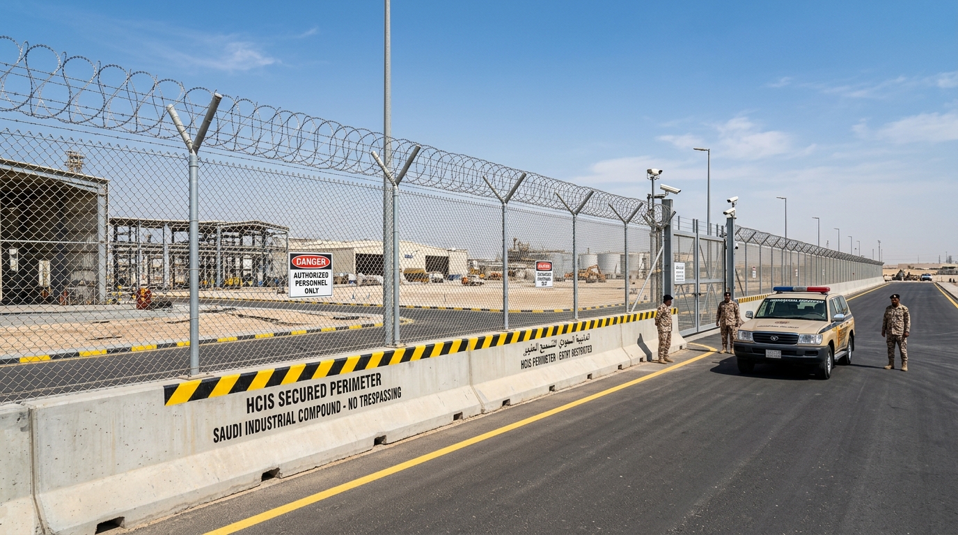 HCIS Security Fencing Saudi Arabia